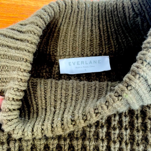 Everlane wool/cashmere chunky sweater size small - Picture 2 of 4